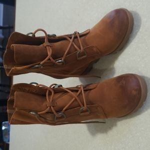 Sorel Brown Wedge Boots